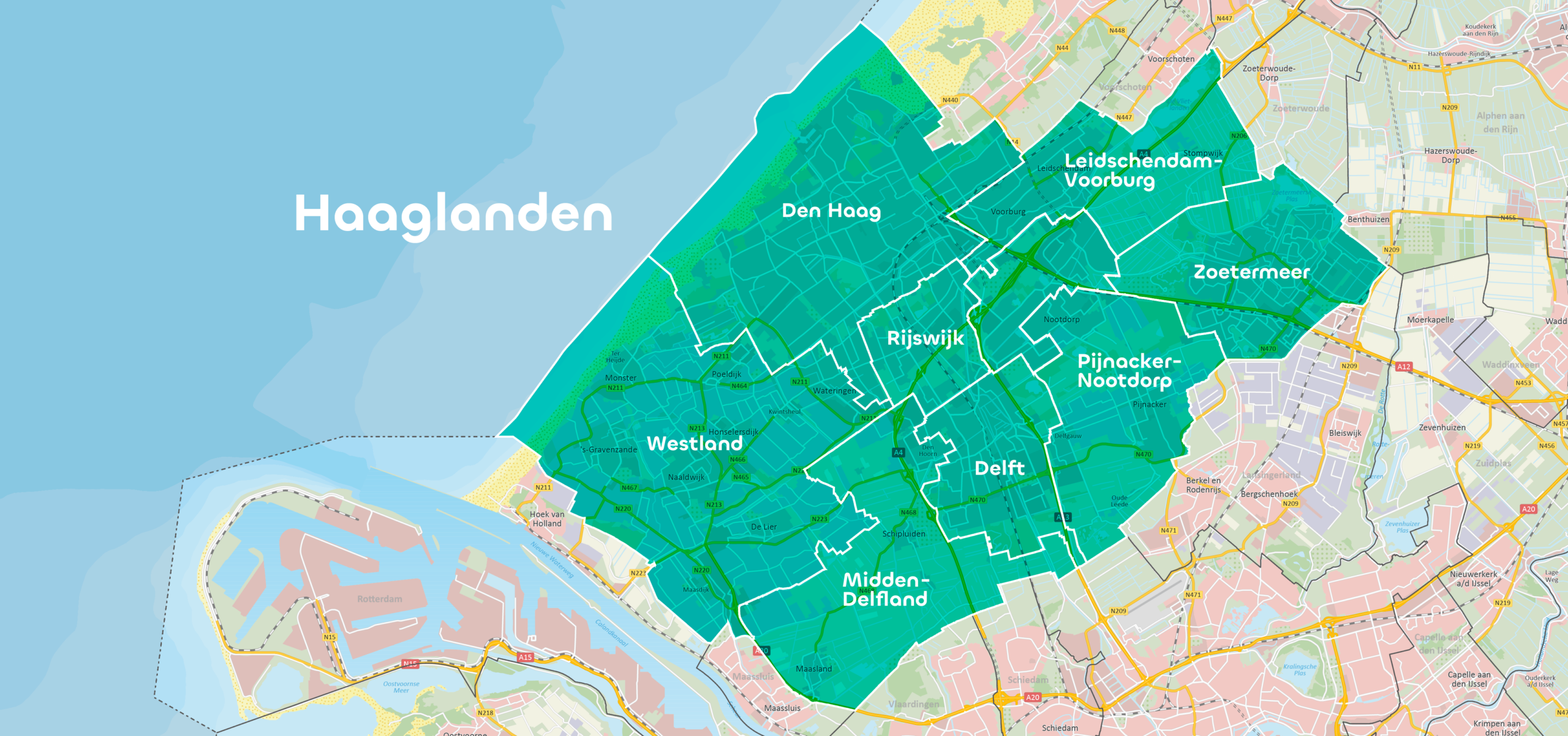 Kaart haaglanden